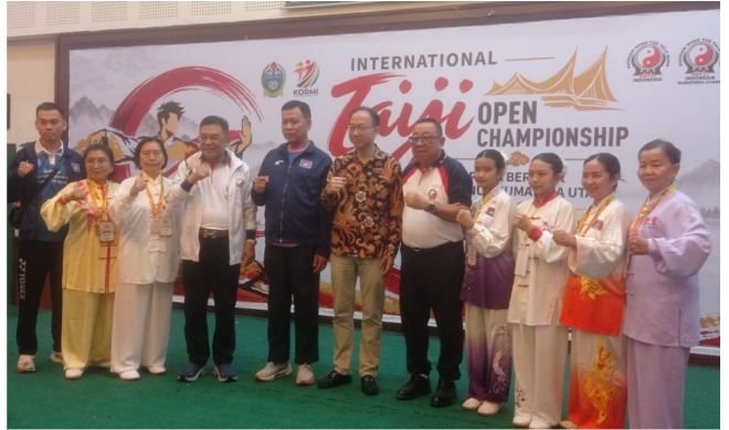 Sumut Juara Umum  Kejuaraan Taiji Internasional Terbuka yang Digelar di Medan