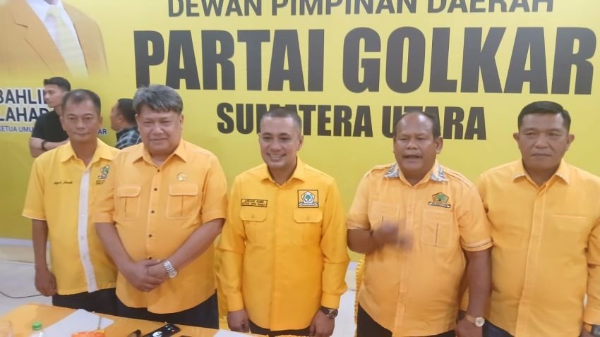 Rapat Pleno Golkar Sumut Perkenalkan 186 Pengurus