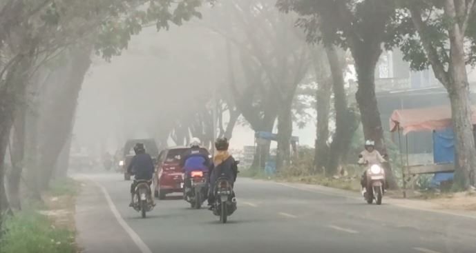 Payakumbuh dan Limapuluh Kota Mulai Diselimuti Kabut Asap Karthula