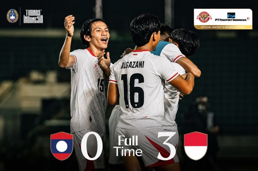 Indonesia U-20 Hajar Laos 3-0, Gholy Bawa Garuda Muda ke Puncak