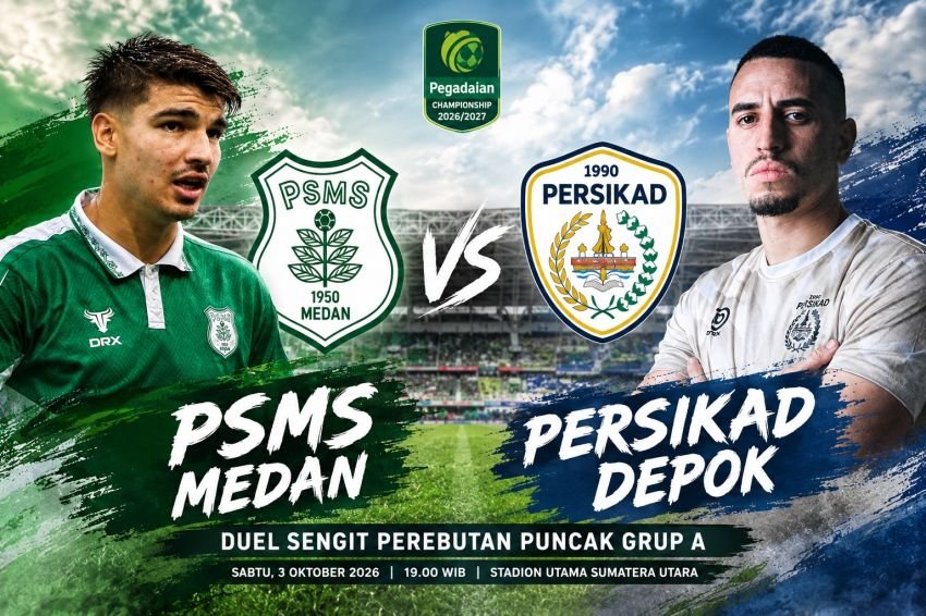 PSMS Medan vs Persikad Depok Akhir Pekan Ini: Duel Sengit Perebutan Puncak Grup A