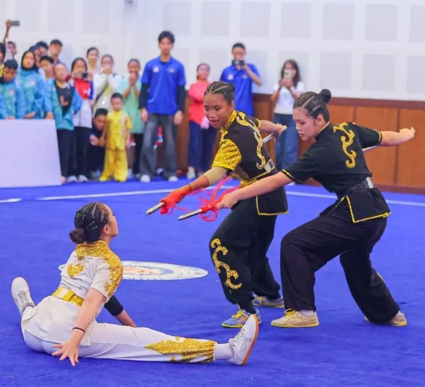 Sumut Juara Umum Wushu Taolu Junior Sumatera 2026, Raih 85 Medali