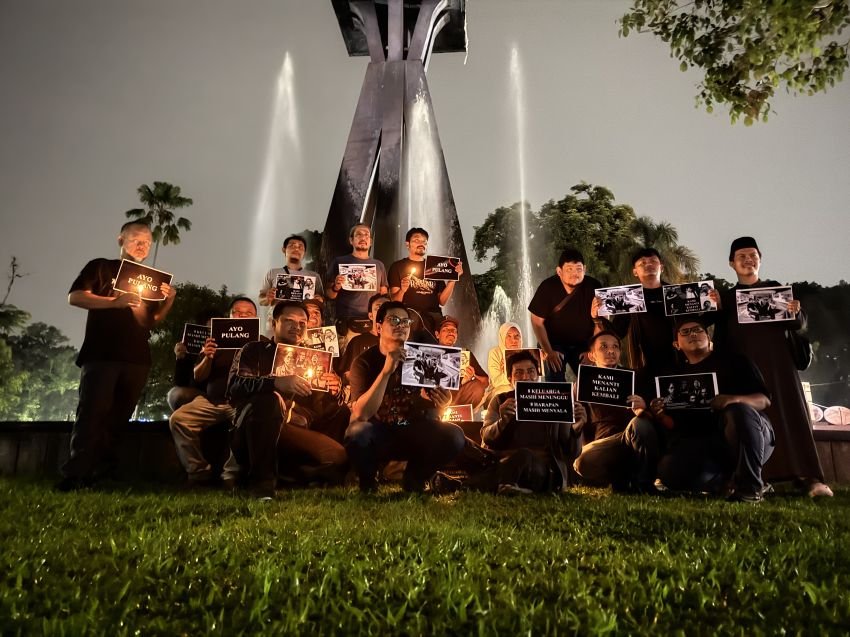 PFI Medan Gelar Doa Bersama untuk Lima Pewarta Foto yang Hilang Kontak di Selat Sunda