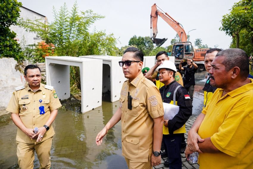 1.800 KK di Cinta Damai Bernapas Lega Berkat Proyek Drainase Raksasa Pemko Medan