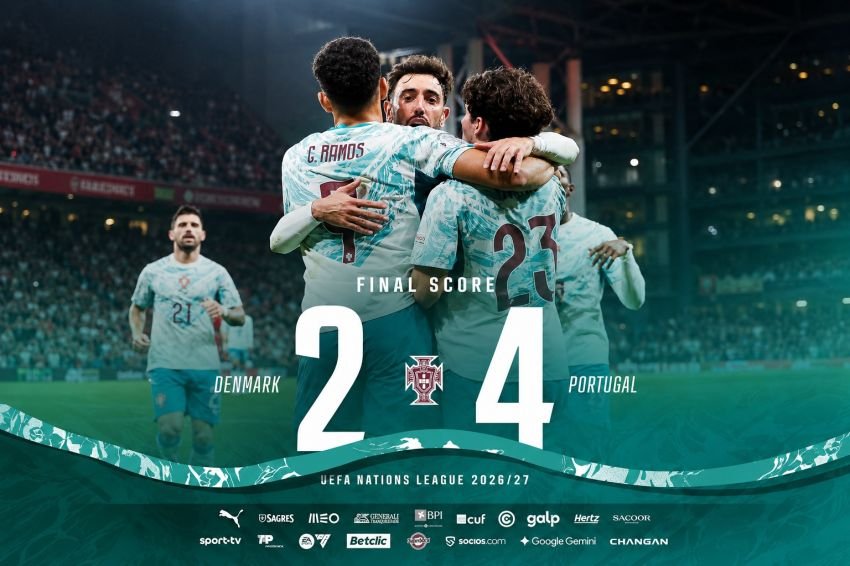 Portugal Hajar Denmark 4-2, Jorge Jesus Buktikan Timnya Tetap Solid Tanpa Cristiano Ronaldo