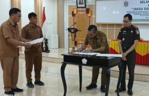 Kejari Nias Selatan Komit Jalankan Program Jaksa Sahabat Pendidik