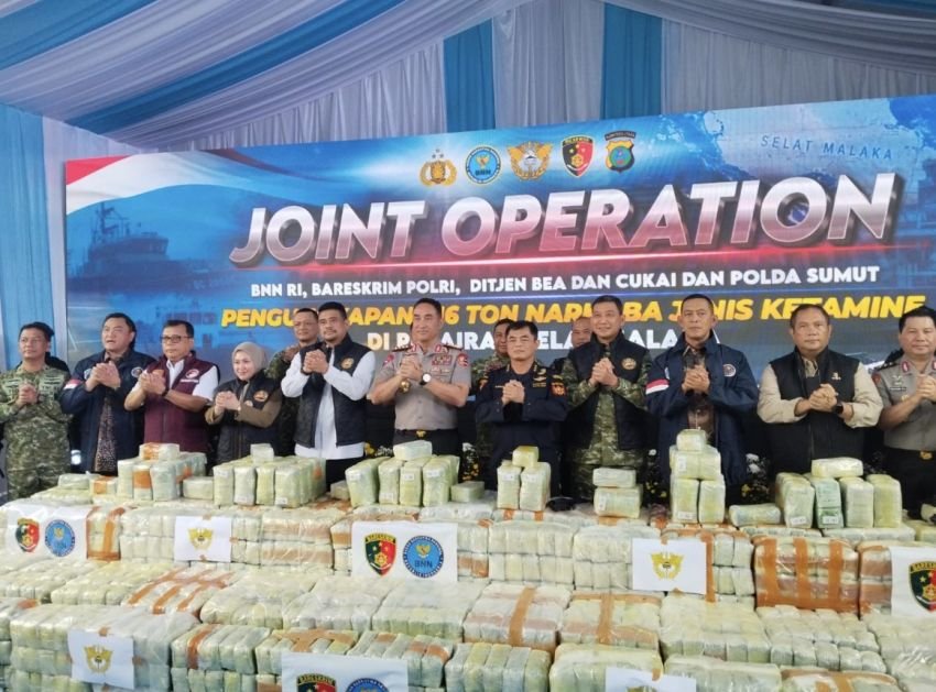 Kapolri Ungkap 1,16 Ton Ketamin di Selat Malaka, WN Taiwan Jadi Tersangka