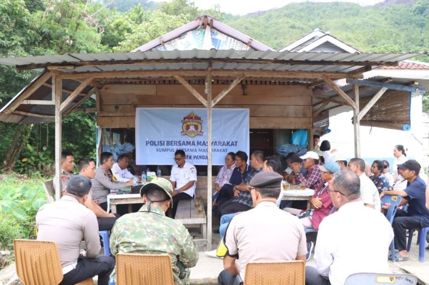 Dihadapan Warga Sarudik, Kapolres Tapteng Tegaskan Balap Liar Jadi Target Penertiban