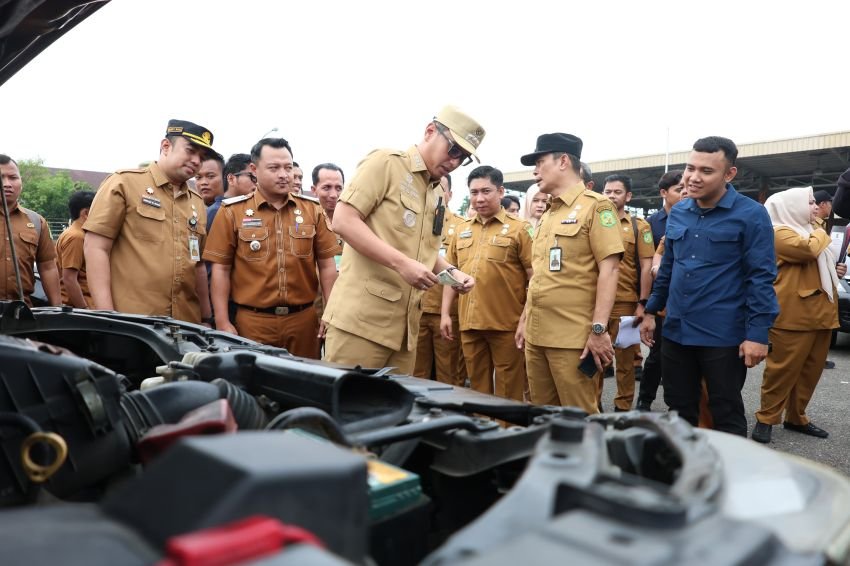 Bapenda Kota Medan Ikuti Apel Kendaraan Dinas Pemko Medan, Pastikan Aset Terawat dan Pajak Tertib