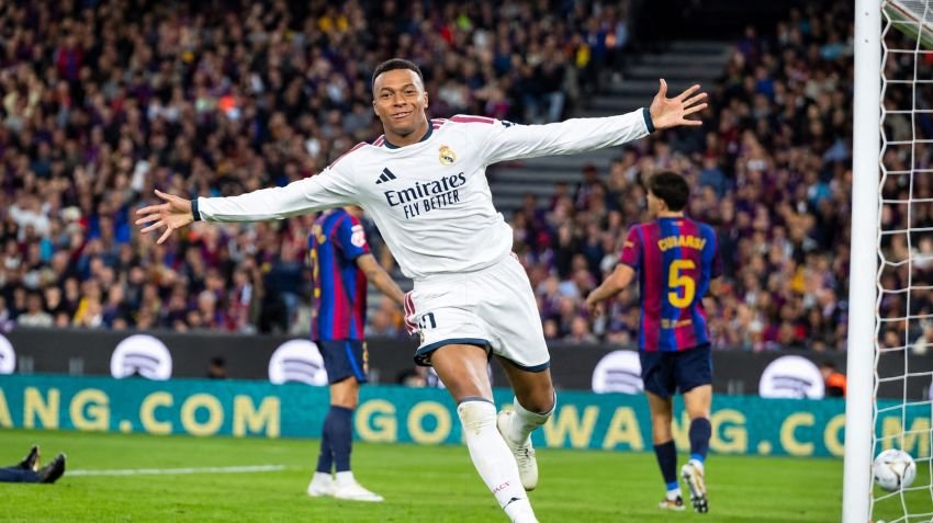 El Clasico: Mbappe Dua Gol, Real Madrid Bungkam Barcelona 2-1
