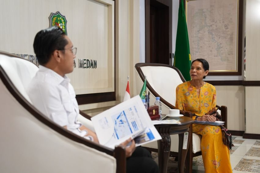 Wali Kota Medan Rico Waas Perkuat Koordinasi dengan UNHCR untuk Penanganan Pengungsi