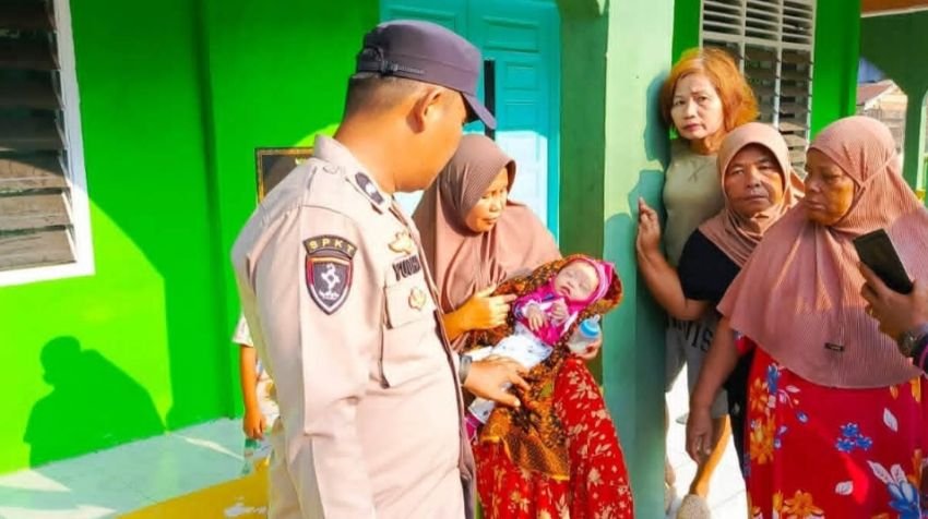 Geger, Warga Temukan Bayi Perempuan Terbungkus Kain Basah di Tukka Tapteng