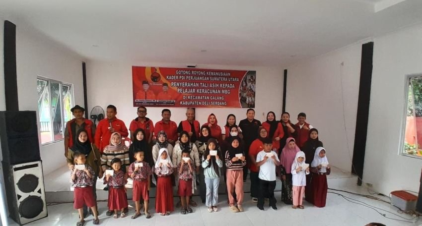 Dari Karo Hingga Deli Serdang, PDI Perjuangan Sumut Lanjutkan Arahan Megawati Bantu Murid Terdampak MBG