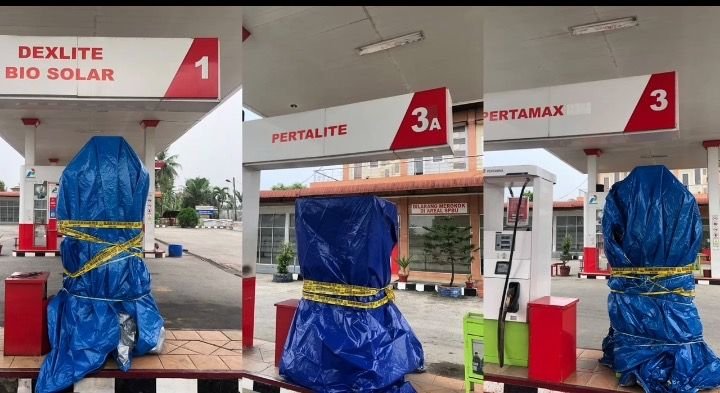Beli 20 Liter Solar, Kurang 510 Mililiter! Polda Sumut Segel SPBU Suka Damai Sergai