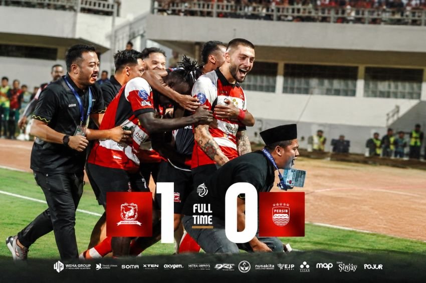 Gol Penghujung Laga Hancurkan Persib, Madura United Paksa Maung Bandung Pulang Tanpa Poin