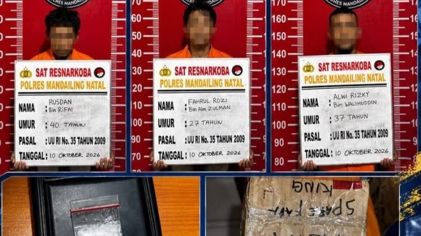 Paket Sparepart King Mencurigakan di Loket Taksi TKJ Madina, Petugas Tangkap Tiga Orang