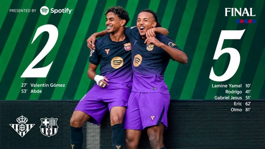 Barcelona Hancurkan Real Betis 5-2, Hansi Flick Puji Lamine Yamal sebagai Pemain Terbaik Dunia