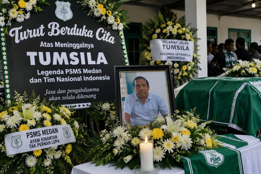 Tumsila, Si Kepala Emas PSMS dan Timnas Tutup Usia, Sepakbola Nasional Berduka