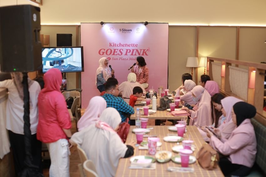 Kitchenette Goes Pink Medan Ajak Deteksi Dini Kanker Payudara