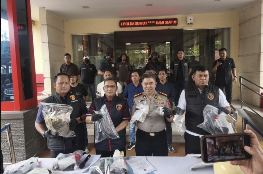 Polda Sumut Ungkap Penembakan Donny Pacek di Deliserdang, Dua Tersangka Ditangkap