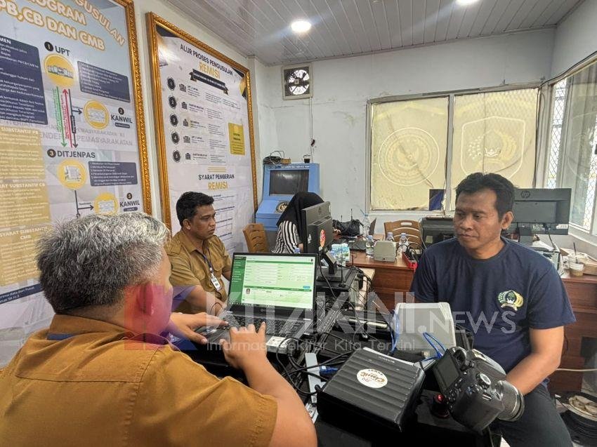 Lapas I Medan dan Disdukcapil Lakukan Perekaman E-KTP dan Pemadanan NIK WBP