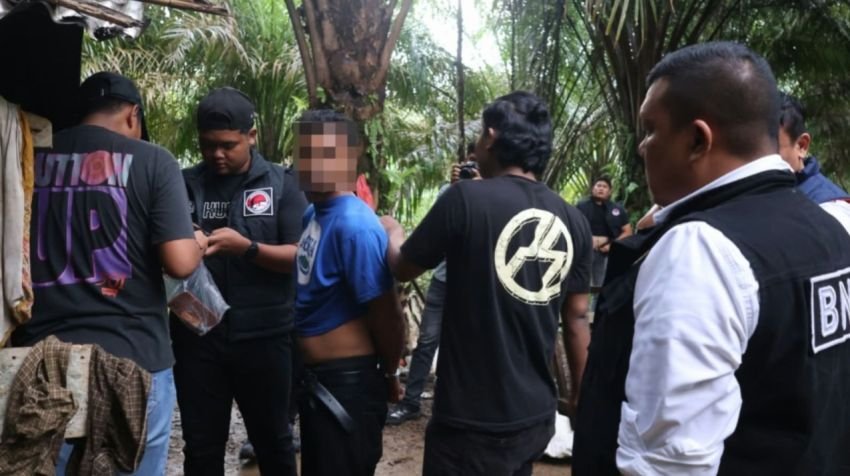 Polres Tapsel Gerebek Sarang Narkoba di Batangtoru, Amankan Pelaku dan Barang Bukti