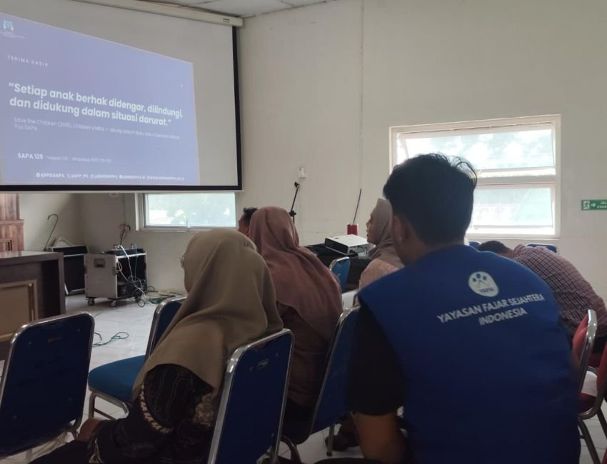 KemenPPPA dan YAFSI Hadirkan Pos SAPA di Langkat untuk Perlindungan Pascabencana