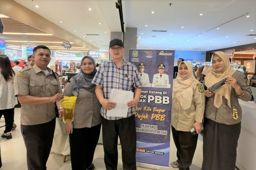 Pojok Pajak Bapenda Medan Himpun PBB Rp2,53 Miliar dari 1.493 Wajib Pajak