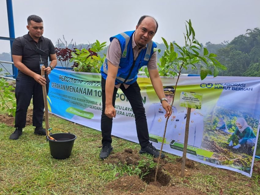 Tirtanadi Tanam 1.000 Pohon di Sibolangit