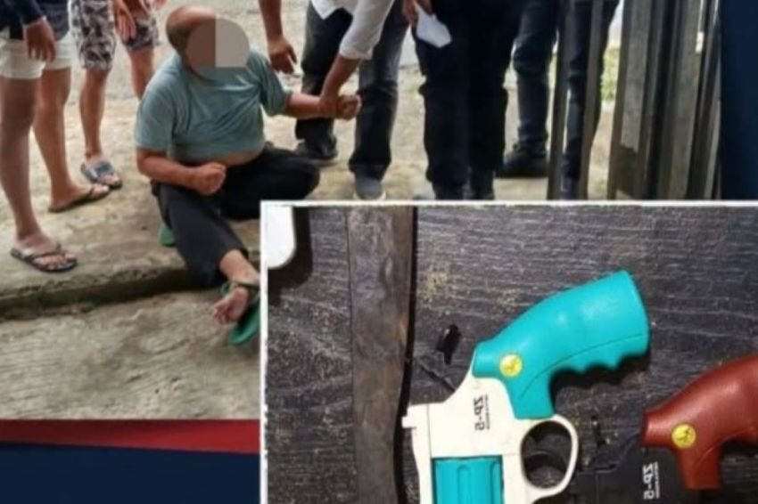 Polres Palas Amankan Pria Diduga Ancam Karyawan Indomaret dengan Parang dan Pistol Mainan