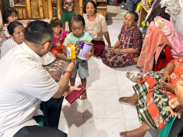 Wong Cun Sen Konsisten Bantu Penderita Stunting di Medan Tembung