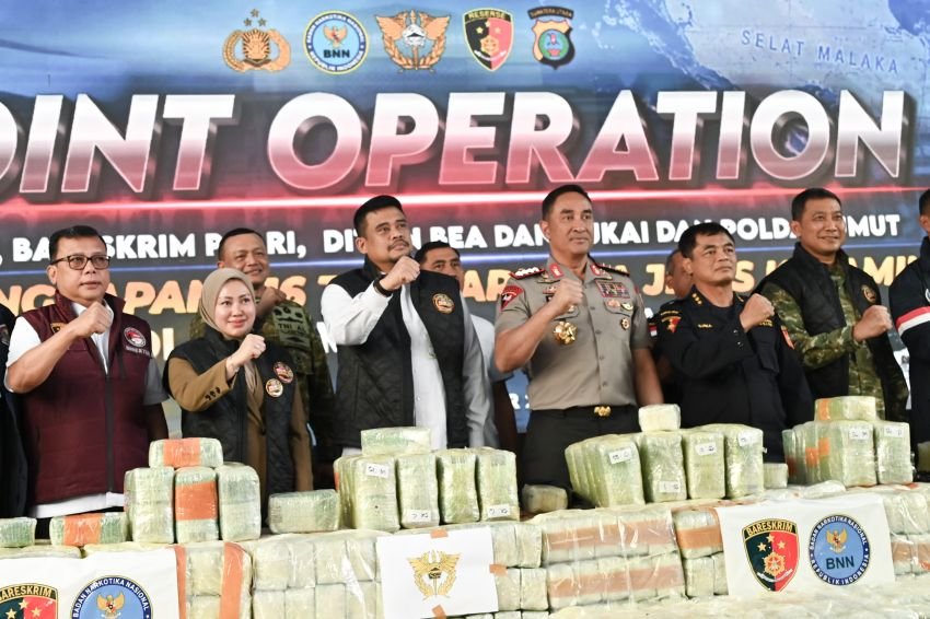 Bobby Nasution Apresiasi Pengungkapan 1,16 Ton Ketamin
